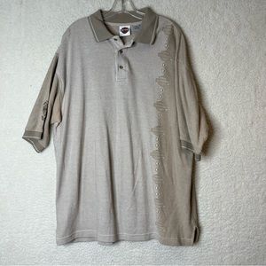 Harley Davidson Mens Atlanta Georgia Stretch Short Sleeve Polo Shirt XL XLARGE